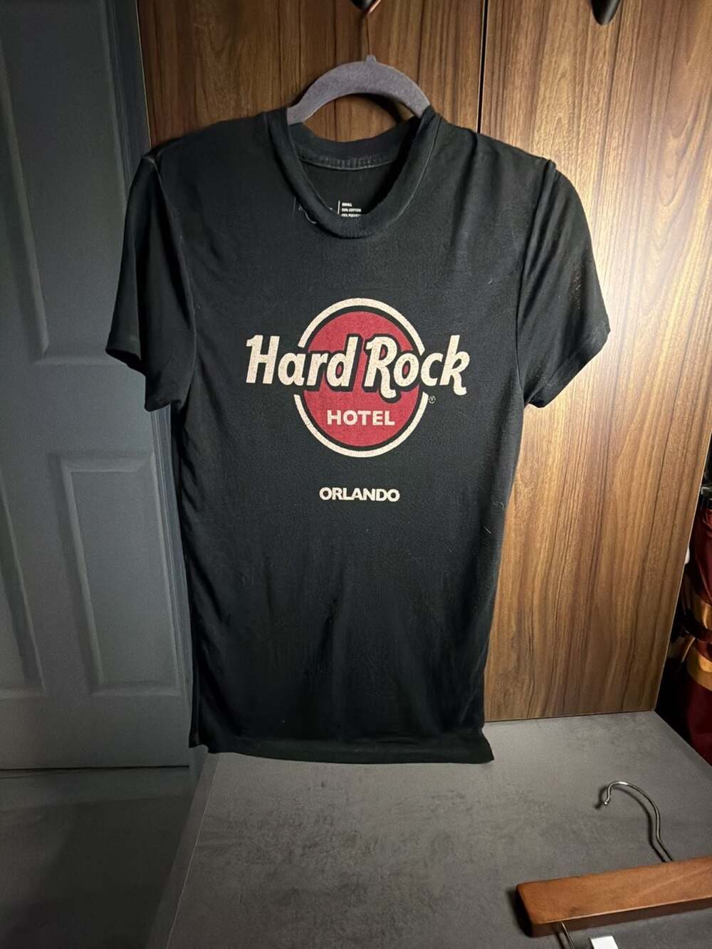 Hard Rock Hotel Orlando Classic Logo Black Graphic T-Shirt